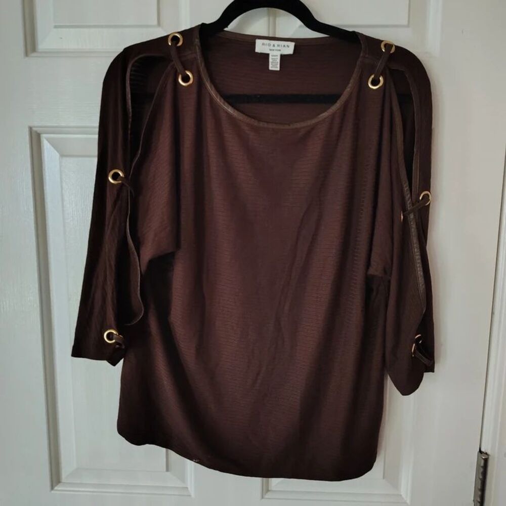 Women's Shirt- Rio & Rian Brown M